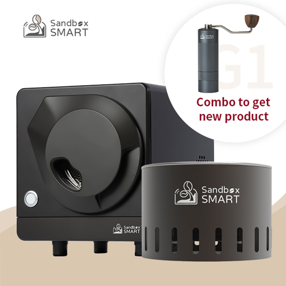 Sandbox Smart R1 Coffee Roaster +C1 Cooling Tray Combo (Black 
