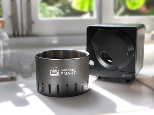 Sandbox Smart R1 Coffee Roaster +C1 Cooling Tray Combo (Black) - Sandbox Smart